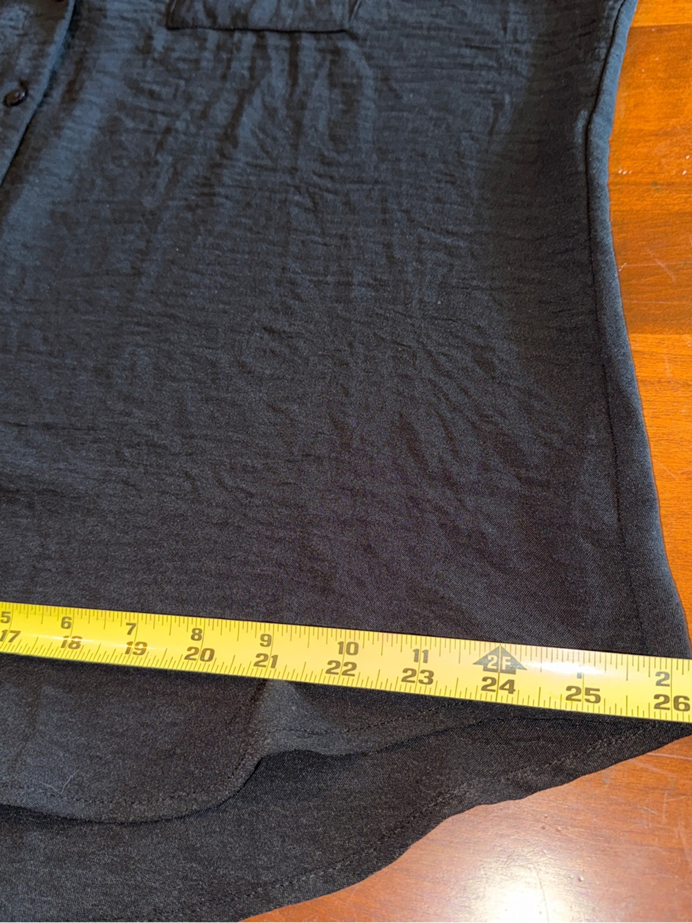 Fortune + Ivy Black Button-Front Blouse - Picture 4 of 9